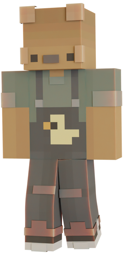 Minecraft person